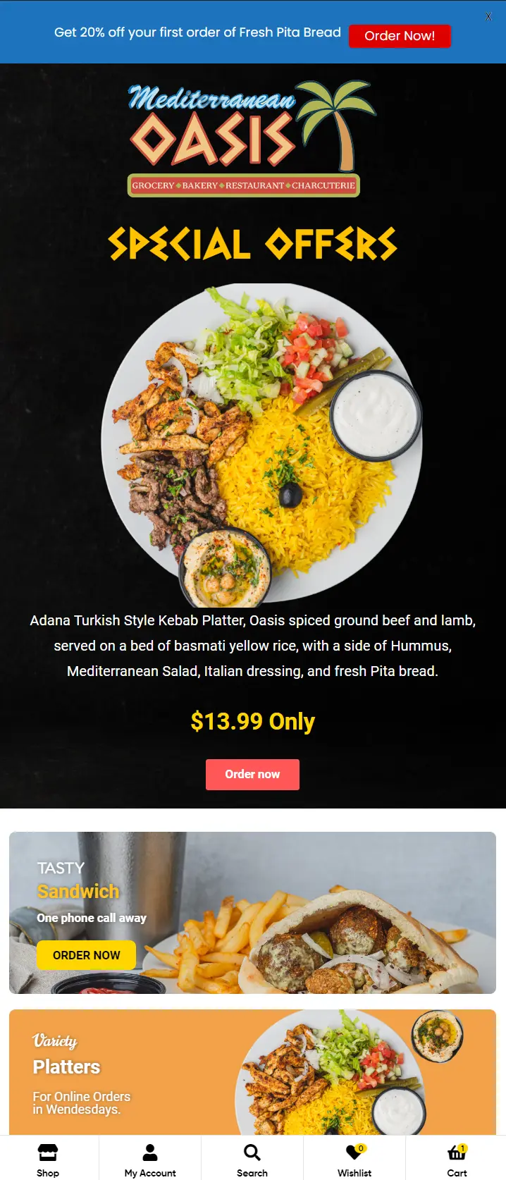 restaurant website design responsive